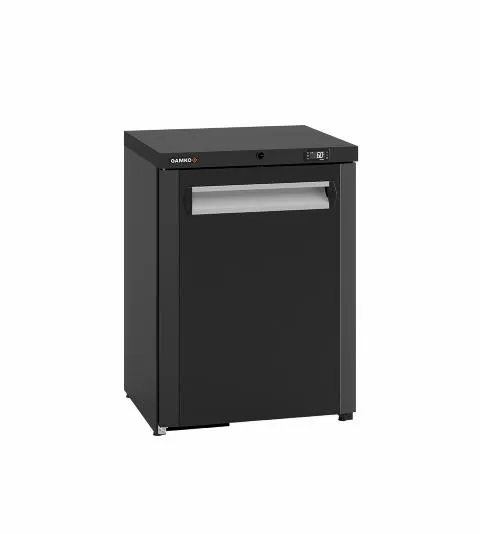 Refroidissement 1 porte anthracite, prêt à brancher, LED dimmable, Option Serrures